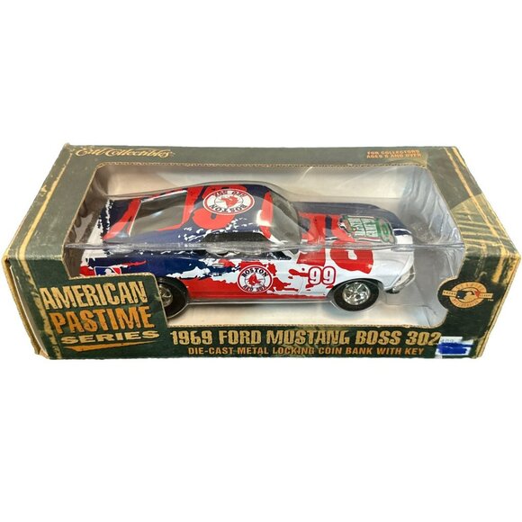 Ertl 1969 Ford Mustang Boston Red Sox All Star Game 99 Boss 302 Bank - Picture 1 of 9